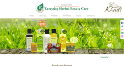 Desktop Screenshot of everydayherbalcare.com